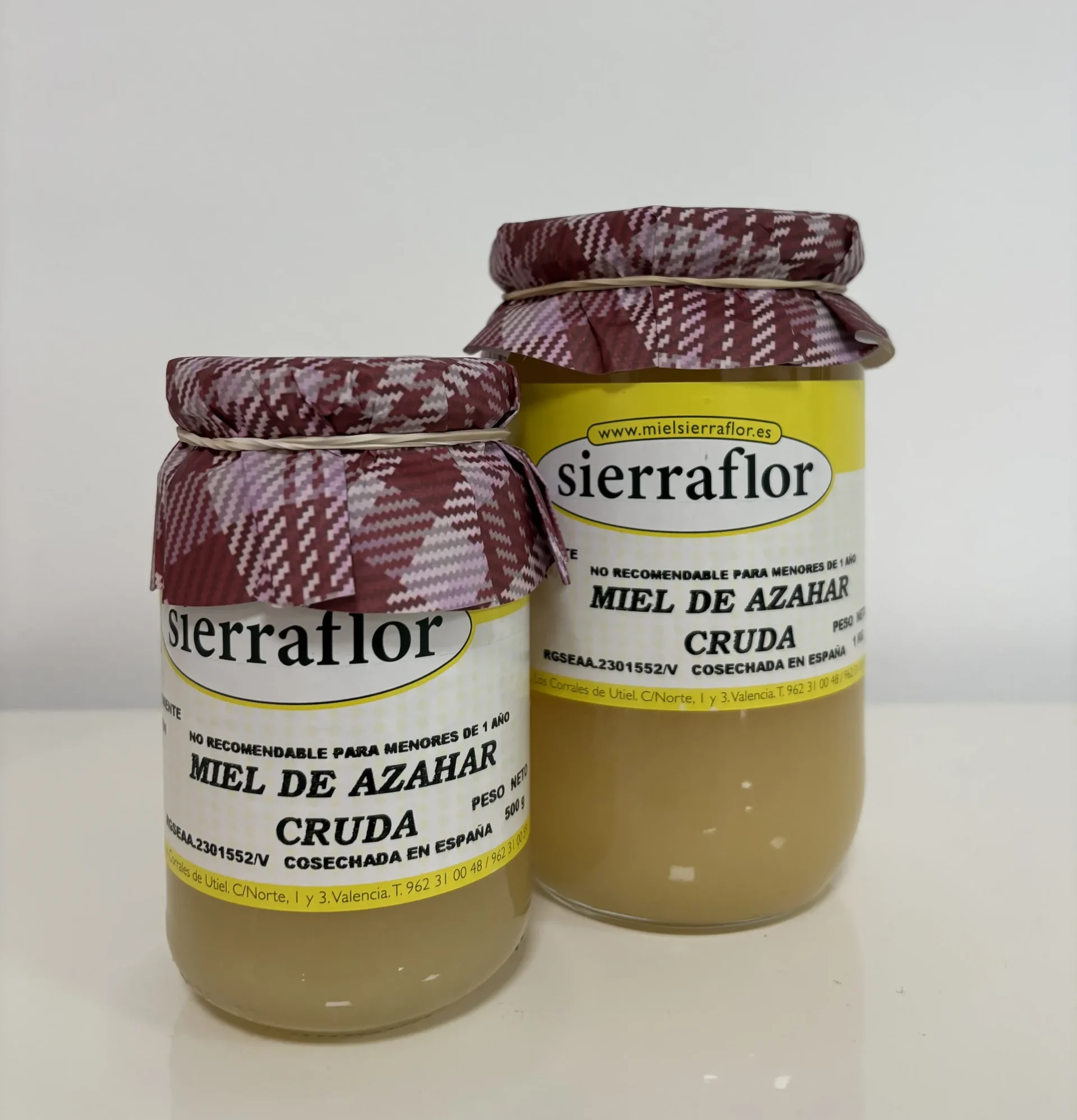 Miel cruda de azahar