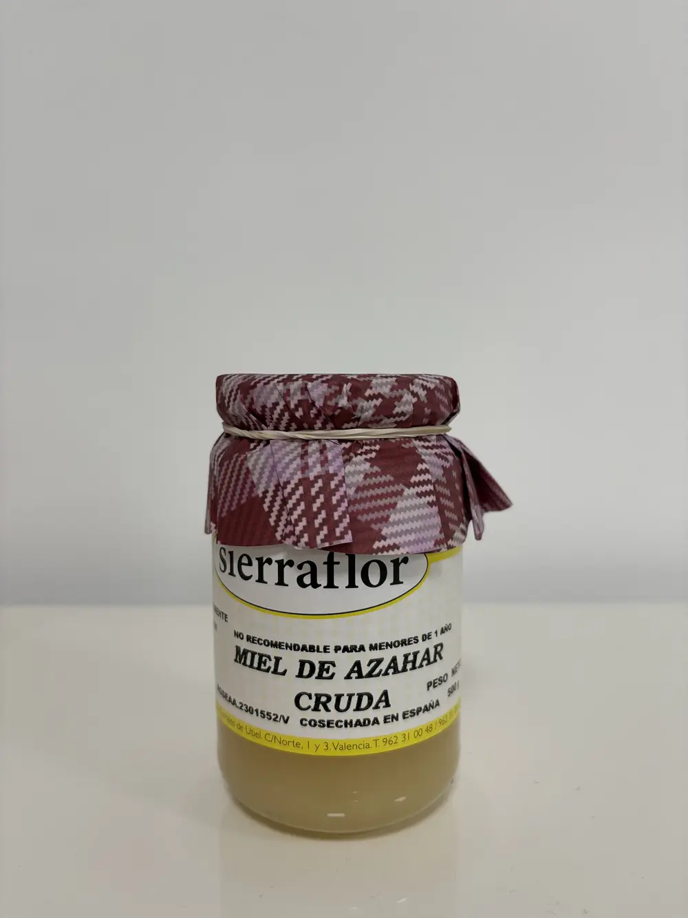 Miel cruda de azahar