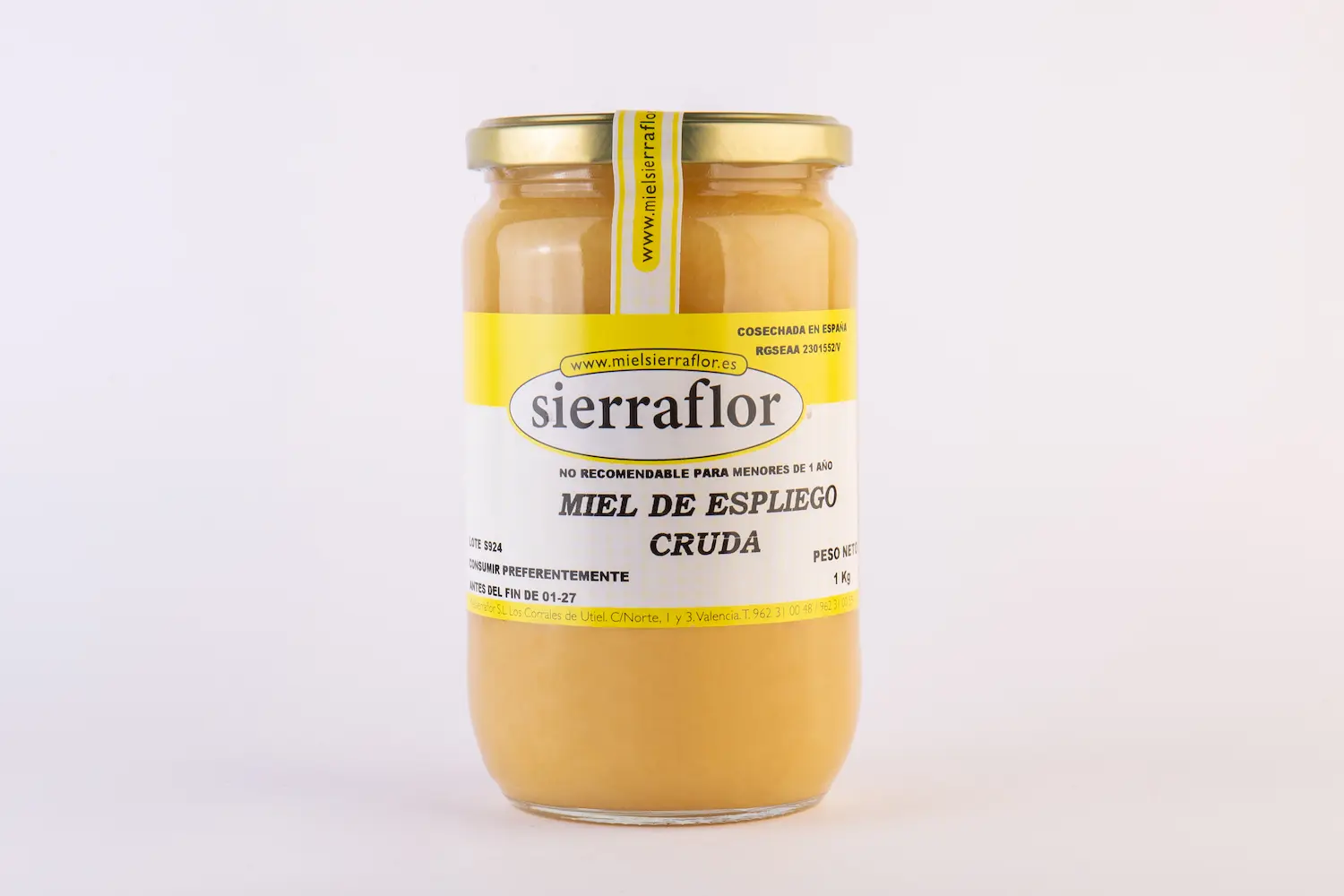 Miel de espliego cruda