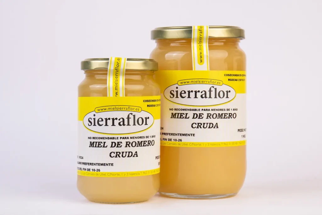 Miel de romero cruda