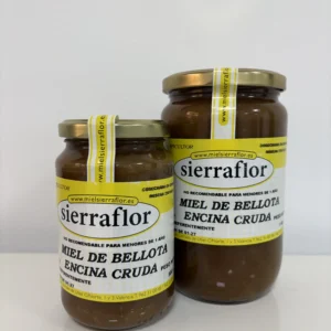 Miel de bellota encina cruda