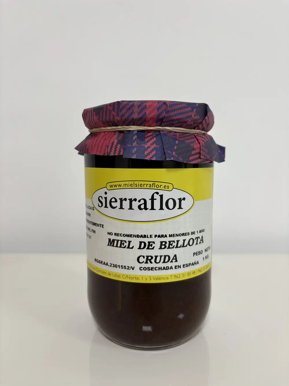 Miel cruda de bellota