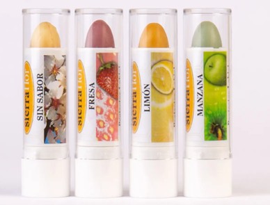 Bálsamo labial con miel