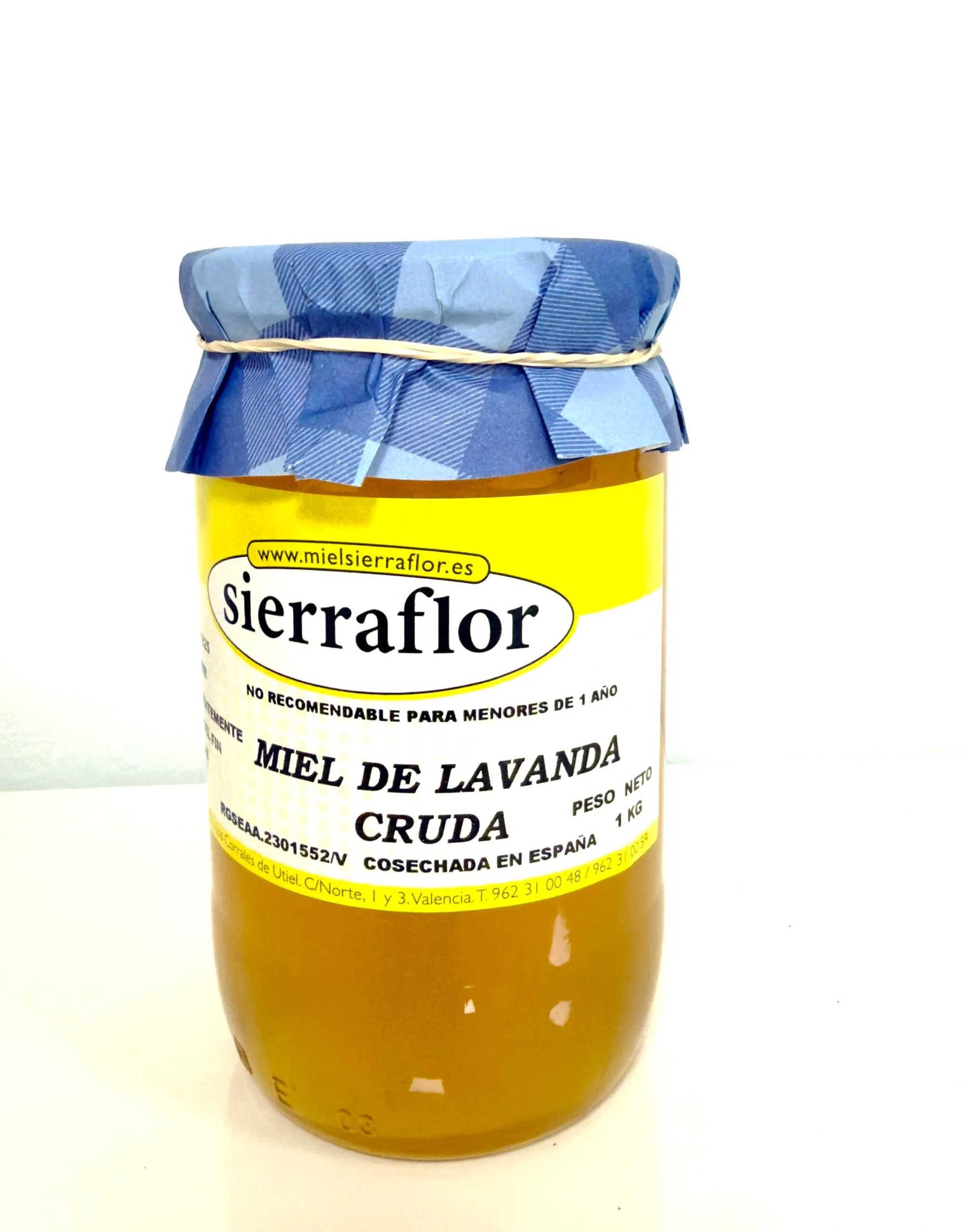Miel de lavanda cruda Sierraflor