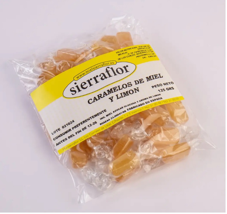 caramelos de miel y limón Sierraflor