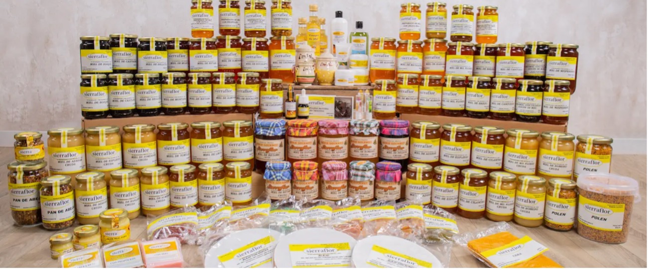 Variedad de todas las mieles que ven online Sierraflor