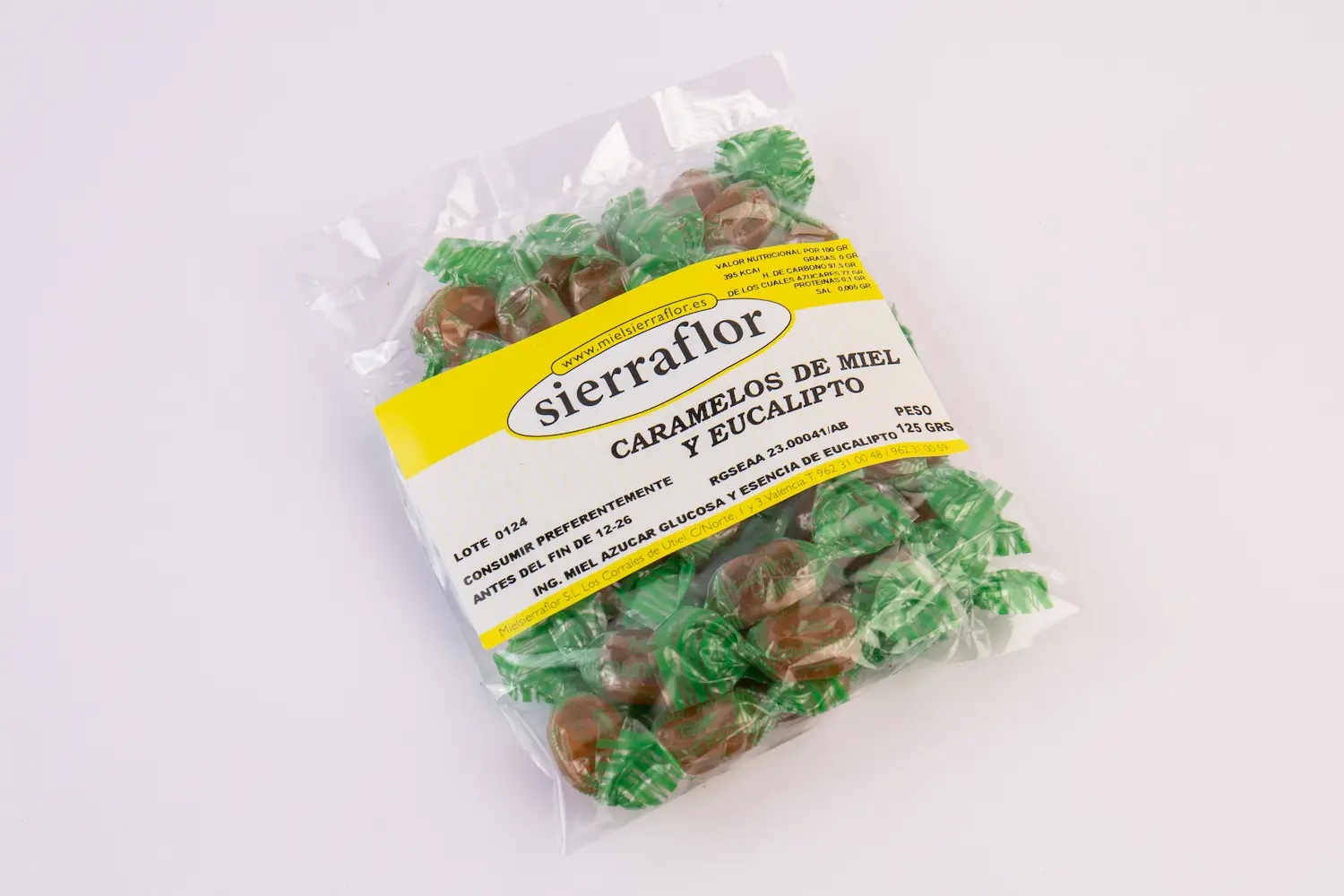 Caramelos de miel y eucalipto de Sierraflor