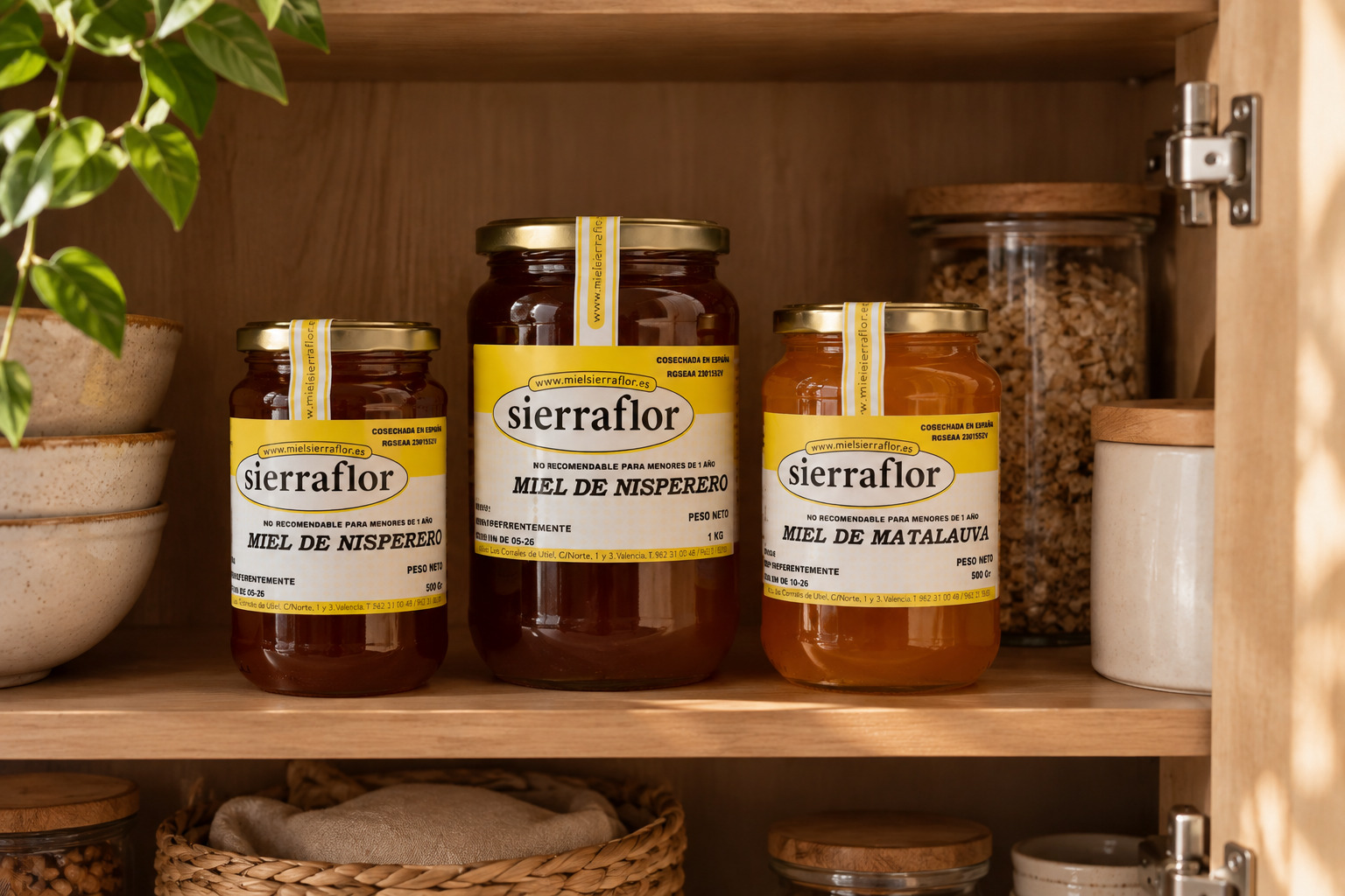 Tres tipos d emieles diferentes de sierraflor